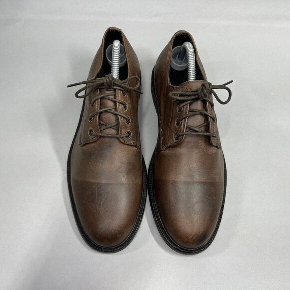 All Saints Men\'s Size 8 Brown Leather Dress Shoes‎